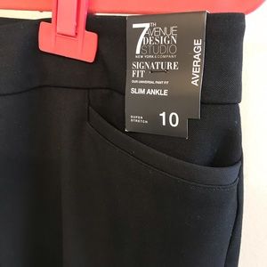 New York & Co Slim Ankle Zip Pant (NWT)